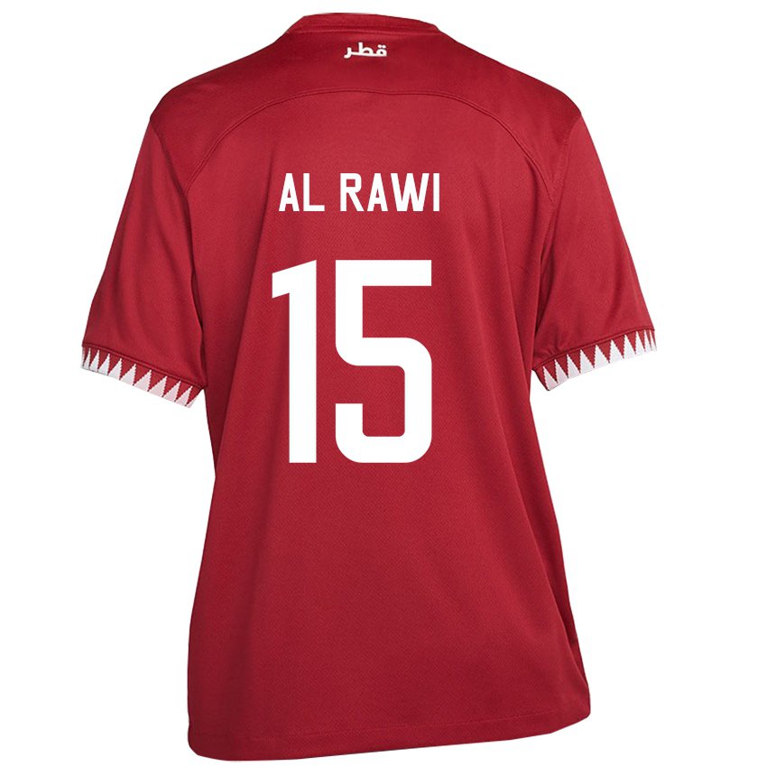 Dzieci Kataru Bassam Al Rawi #15 Kasztanowaty Domowa Koszulka 22-24 Koszulki Klubowe