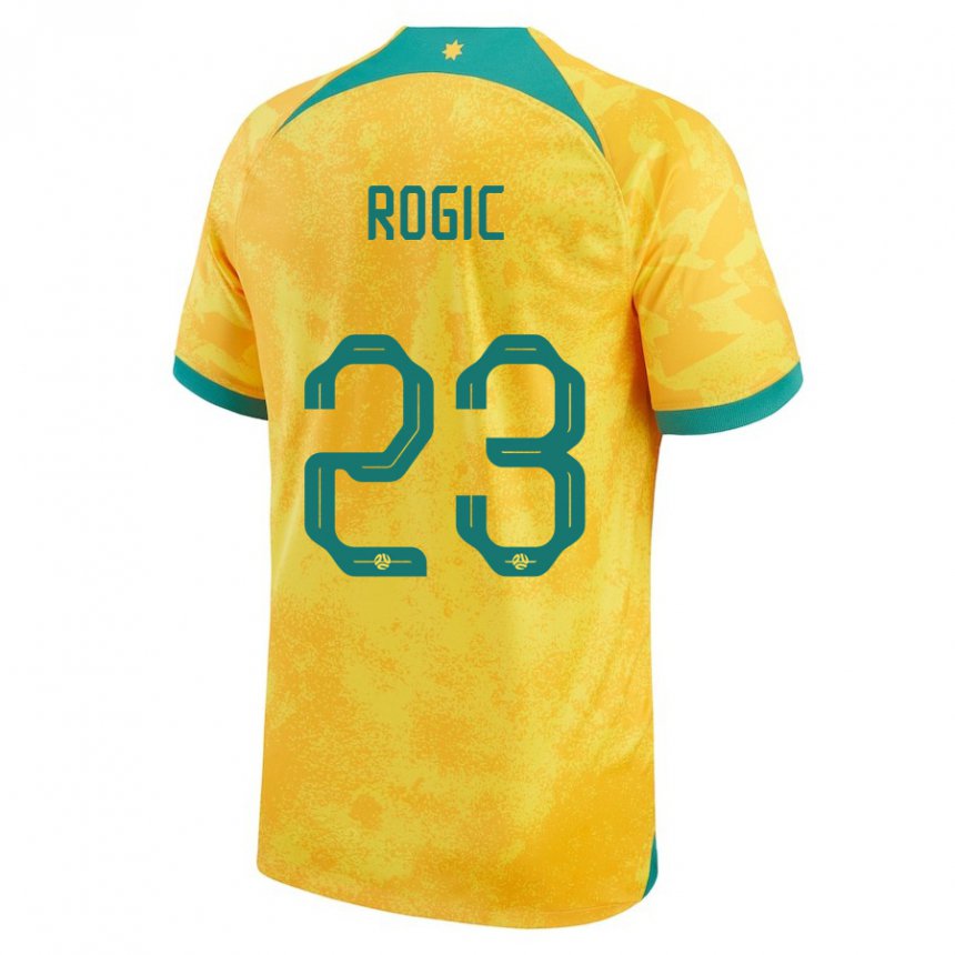 Kobiety Australii Tom Rogic #23 Złoty Domowa Koszulka 22-24 Koszulki Klubowe