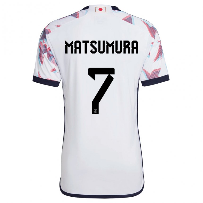 Dzieci Japonii Kosuke Matsumura #7 Biały Wyjazdowa Koszulka 22-24 Koszulki Klubowe