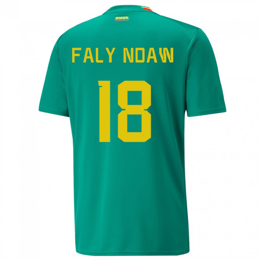 Kobiety Senegalu Faly Ndaw #18 Zielony Wyjazdowa Koszulka 22-24 Koszulki Klubowe