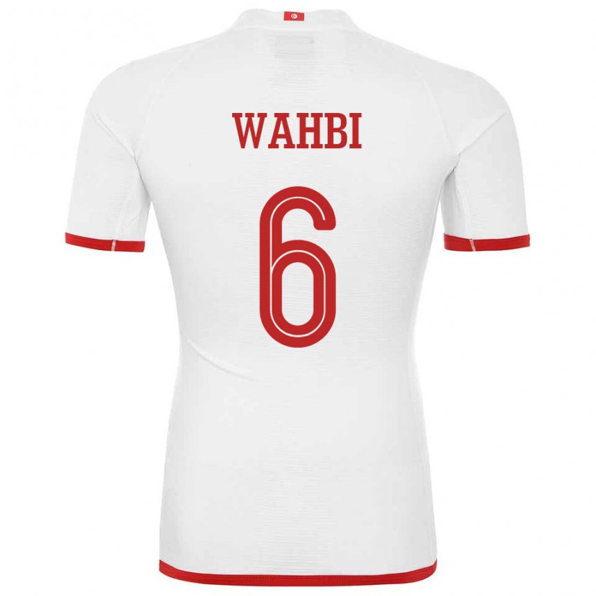 Kobiety Tunezji Gaith Wahbi #6 Biały Wyjazdowa Koszulka 22-24 Koszulki Klubowe
