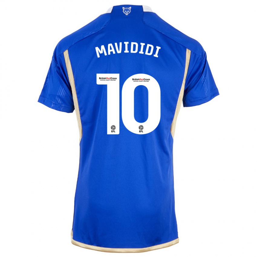 Dzieci Stephy Mavididi #10 Niebieski Domowa Koszulka 2023/24 Koszulki Klubowe
