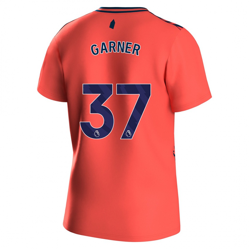 Dzieci James Garner #37 Koral Wyjazdowa Koszulka 2023/24 Koszulki Klubowe