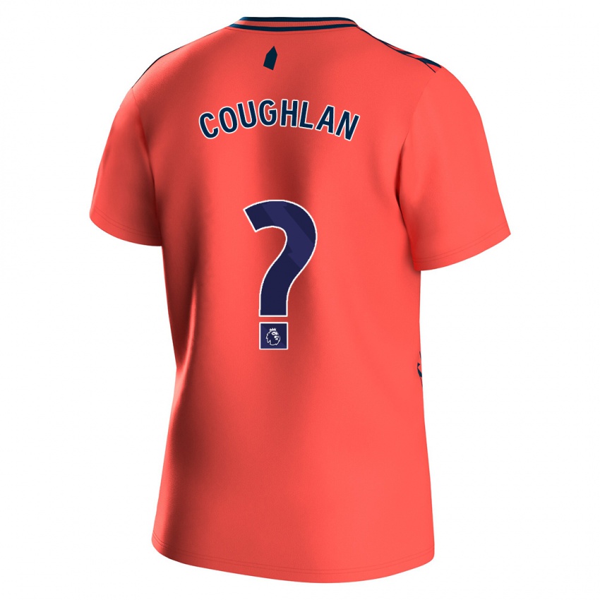 Dzieci Sam Coughlan #0 Koral Wyjazdowa Koszulka 2023/24 Koszulki Klubowe