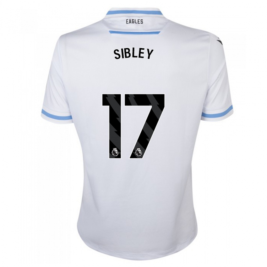 Dzieci Isabella Sibley #17 Biały Wyjazdowa Koszulka 2023/24 Koszulki Klubowe