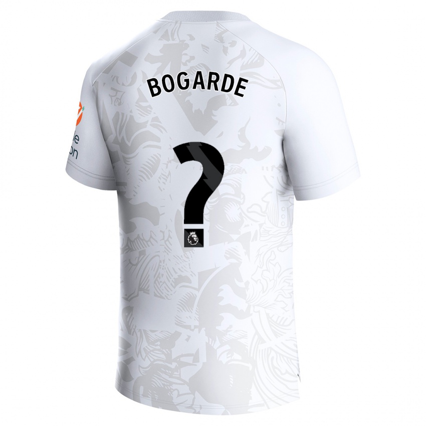 Dzieci Lamare Bogarde #0 Biały Wyjazdowa Koszulka 2023/24 Koszulki Klubowe