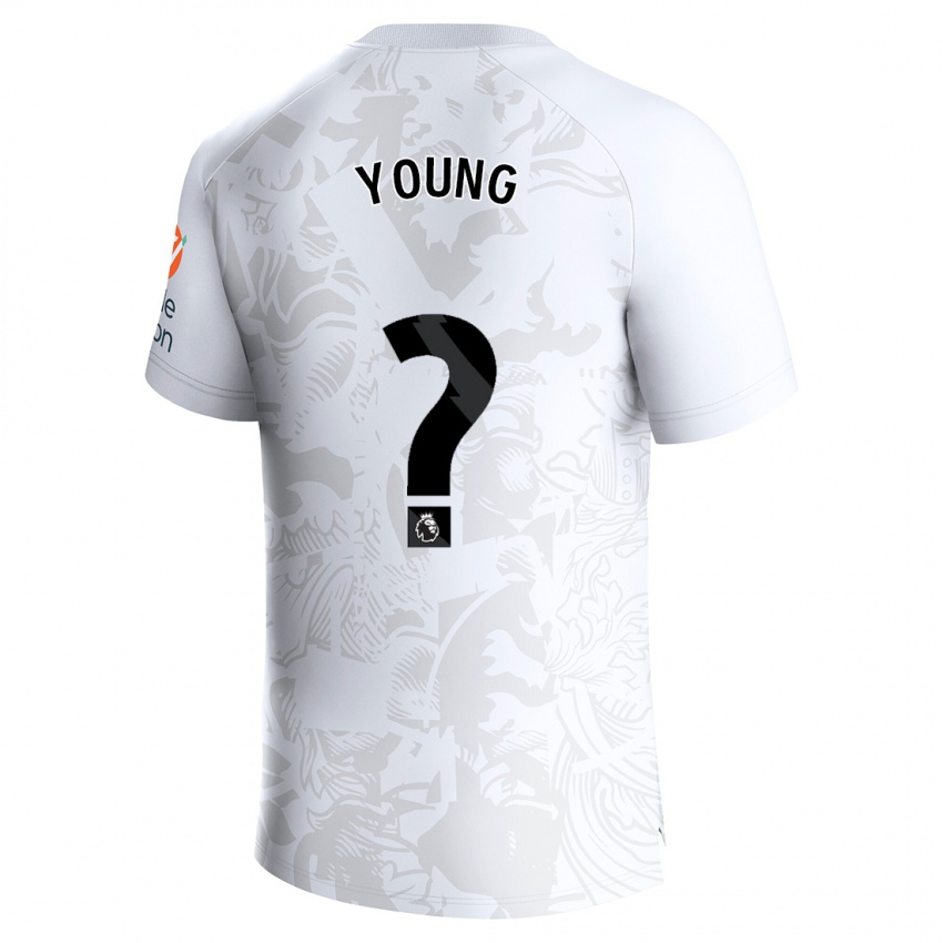 Dzieci Brad Young #9 Biały Wyjazdowa Koszulka 2023/24 Koszulki Klubowe