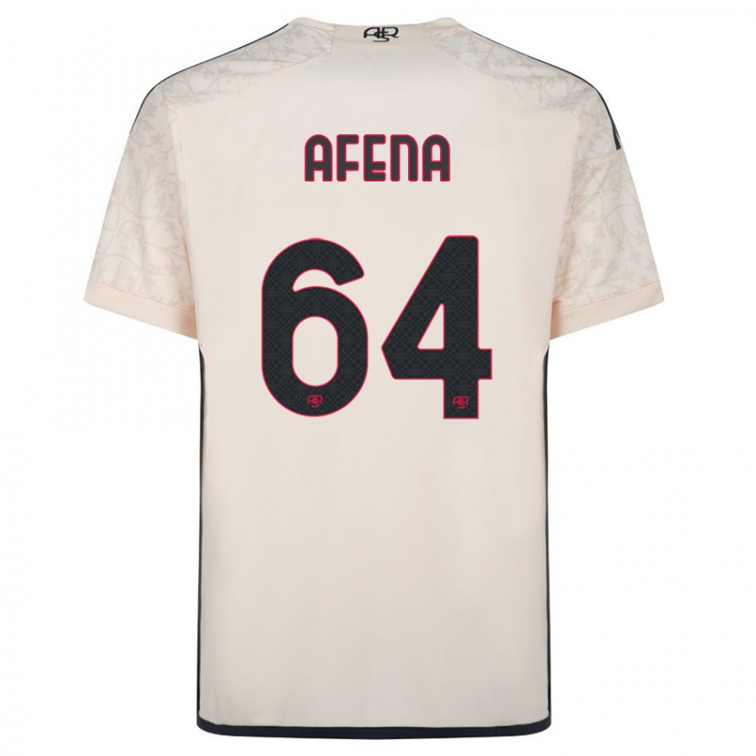Dzieci Felix Afena-Gyan #64 Białawy Wyjazdowa Koszulka 2023/24 Koszulki Klubowe