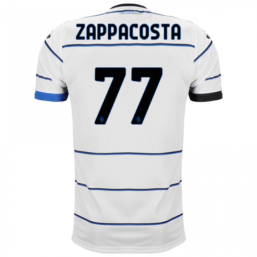 Dzieci Davide Zappacosta #77 Biały Wyjazdowa Koszulka 2023/24 Koszulki Klubowe