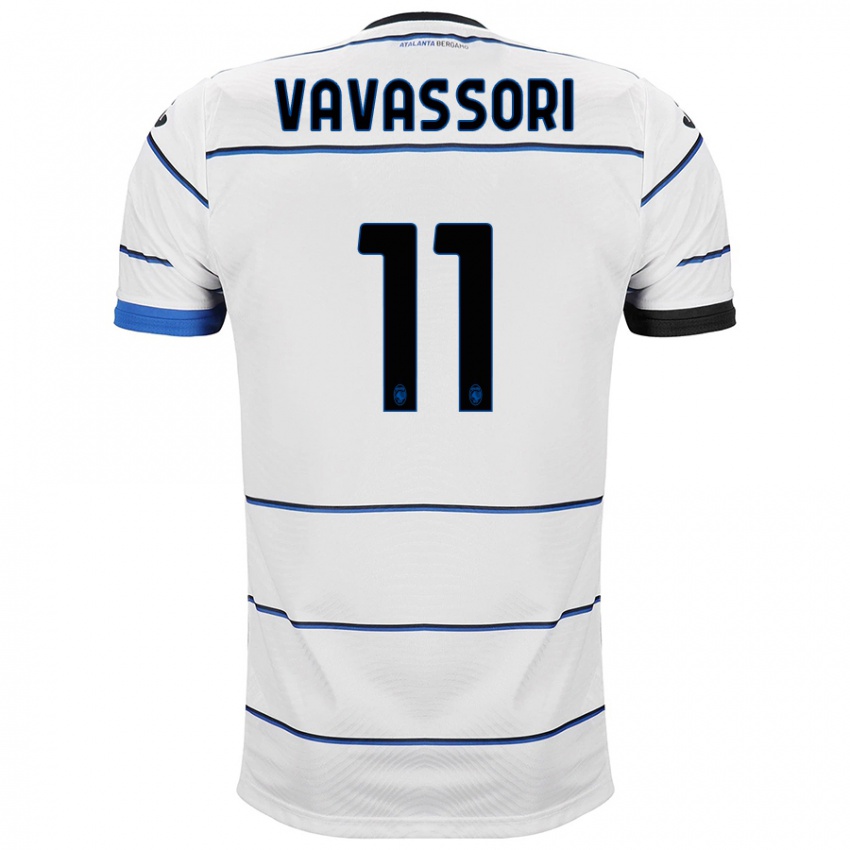 Dzieci Dominic Vavassori #11 Biały Wyjazdowa Koszulka 2023/24 Koszulki Klubowe