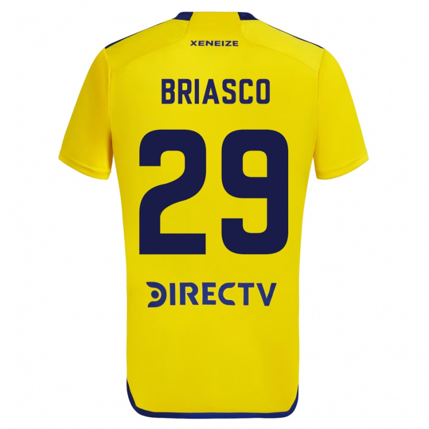 Dzieci Norberto Briasco #29 Żółty Wyjazdowa Koszulka 2023/24 Koszulki Klubowe