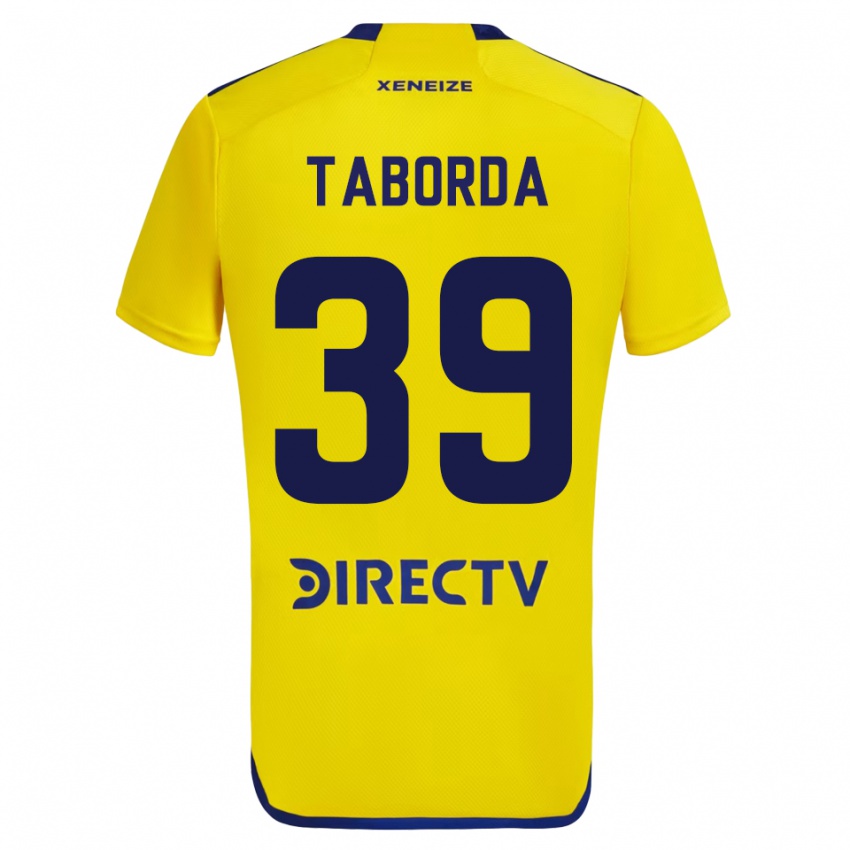 Dzieci Vicente Taborda #39 Żółty Wyjazdowa Koszulka 2023/24 Koszulki Klubowe
