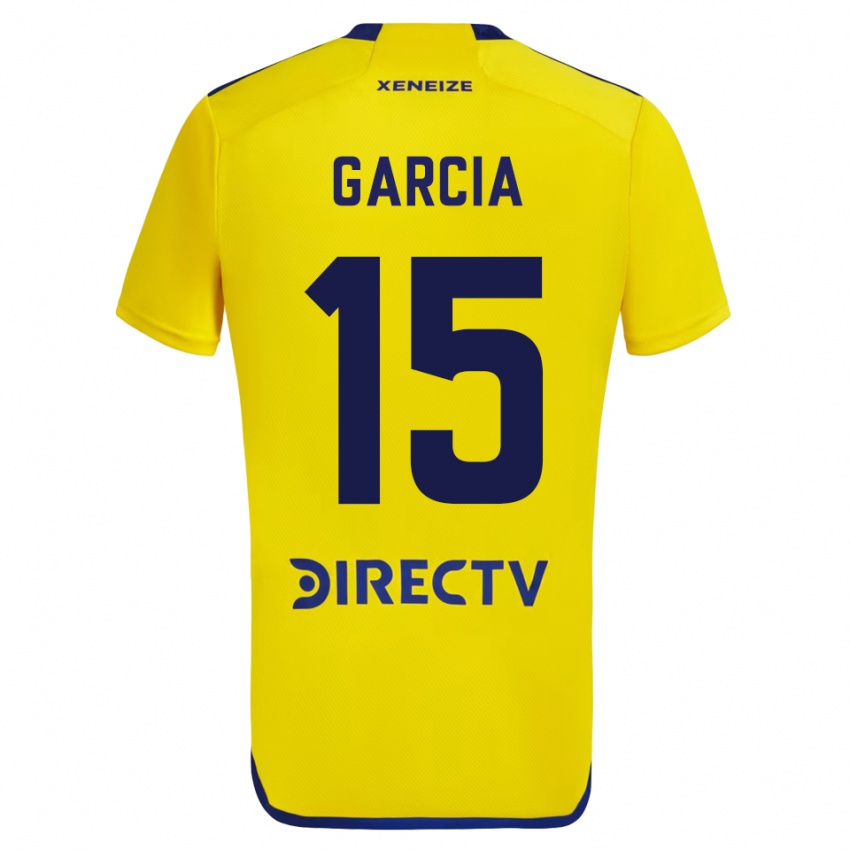 Dzieci Ramiro Garcia #15 Żółty Wyjazdowa Koszulka 2023/24 Koszulki Klubowe