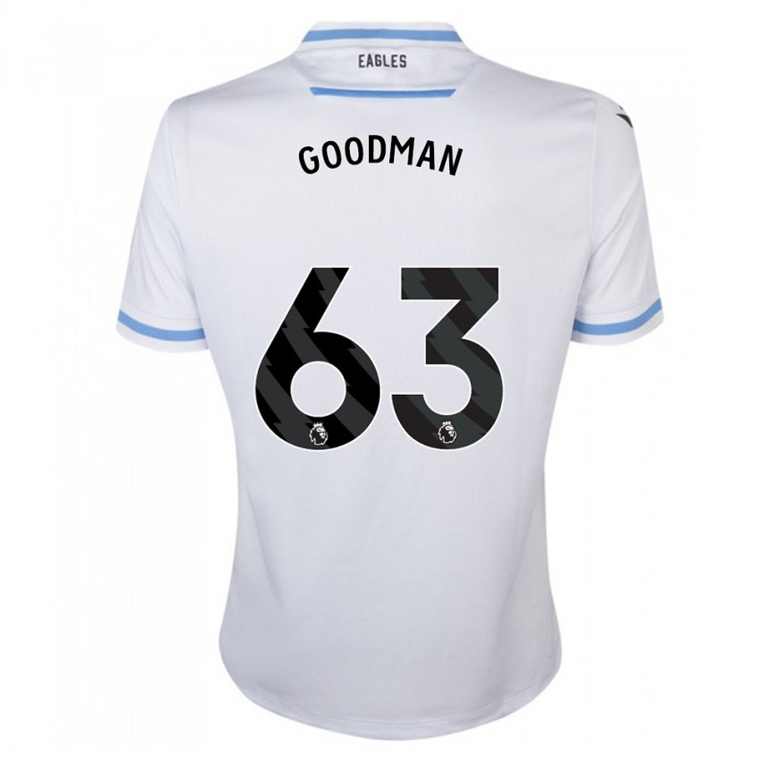 Męski Owen Goodman #63 Biały Wyjazdowa Koszulka 2023/24 Koszulki Klubowe