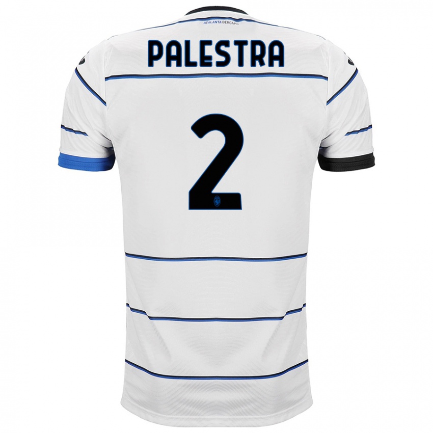 Męski Marco Palestra #2 Biały Wyjazdowa Koszulka 2023/24 Koszulki Klubowe