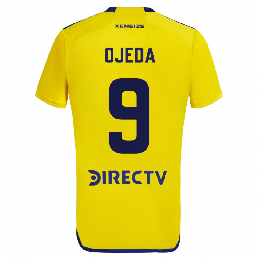 Męski Andrea Ojeda #9 Żółty Wyjazdowa Koszulka 2023/24 Koszulki Klubowe