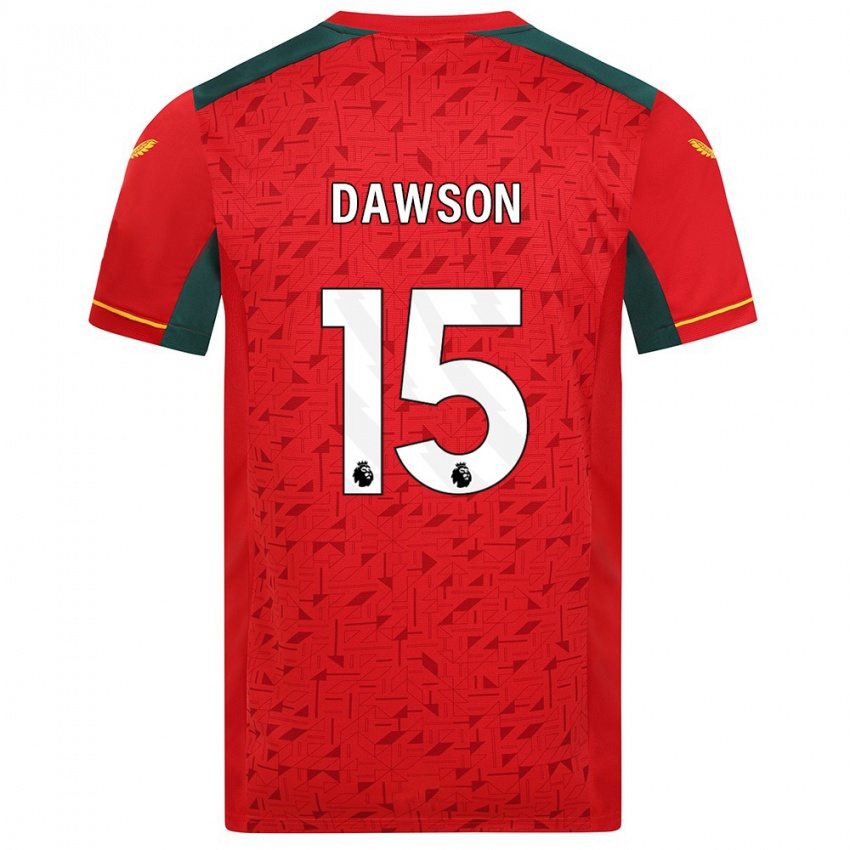 Kobiety Craig Dawson #15 Czerwony Wyjazdowa Koszulka 2023/24 Koszulki Klubowe