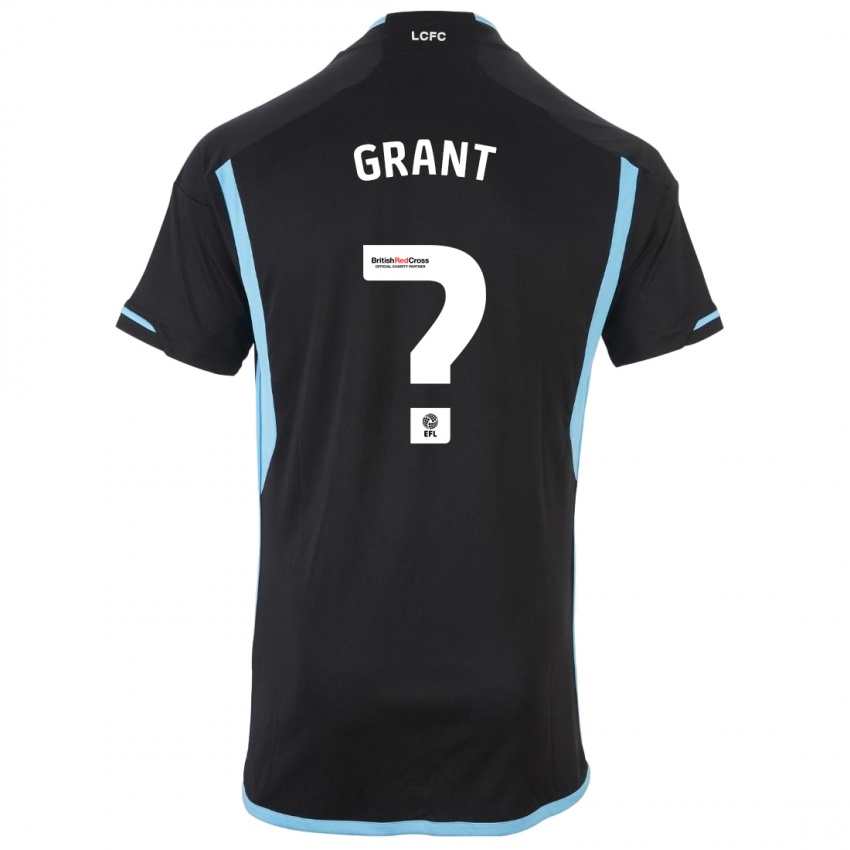 Kobiety Bradley Grant #0 Czarny Wyjazdowa Koszulka 2023/24 Koszulki Klubowe