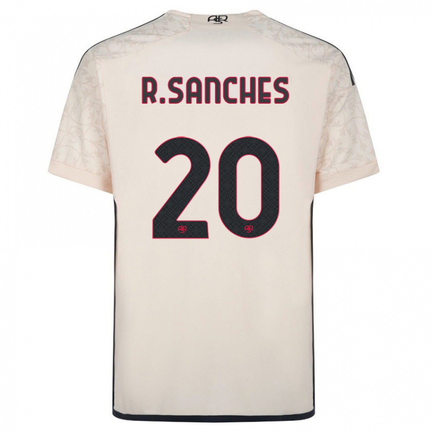 Kobiety Renato Sanches #20 Białawy Wyjazdowa Koszulka 2023/24 Koszulki Klubowe