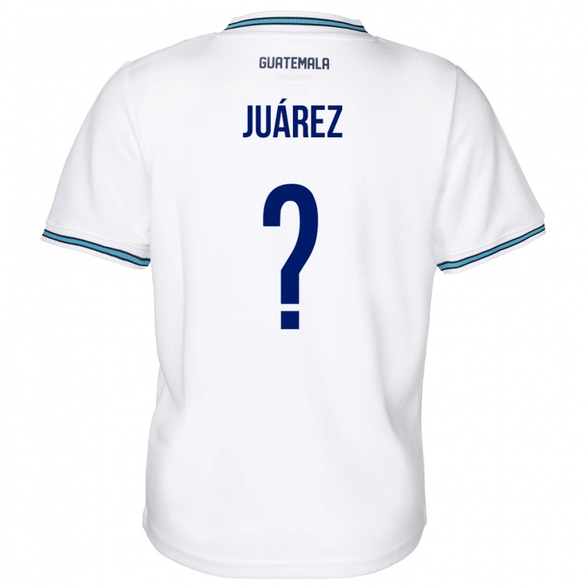 Dzieci Gwatemala Ailyn Juárez #0 Biały Domowa Koszulka 24-26 Koszulki Klubowe