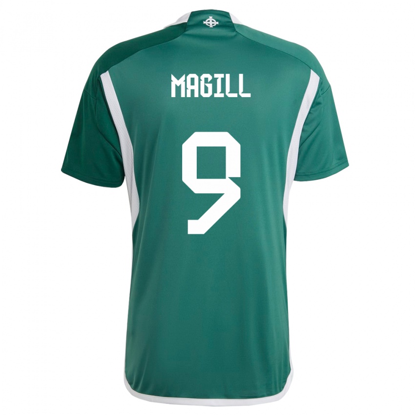 Dzieci Irlandia Północna Simone Magill #9 Zielony Domowa Koszulka 24-26 Koszulki Klubowe