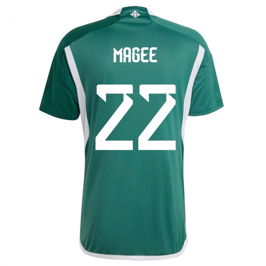 Dzieci Irlandia Północna Abbie Magee #22 Zielony Domowa Koszulka 24-26 Koszulki Klubowe