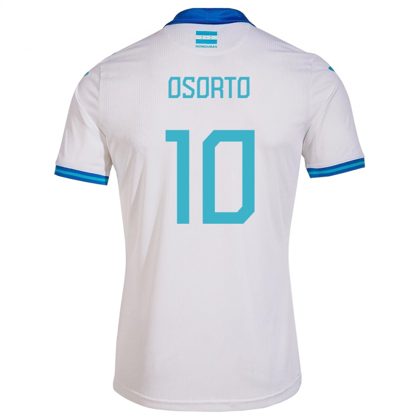 Męski Honduras Roberto Osorto #10 Biały Domowa Koszulka 24-26 Koszulki Klubowe