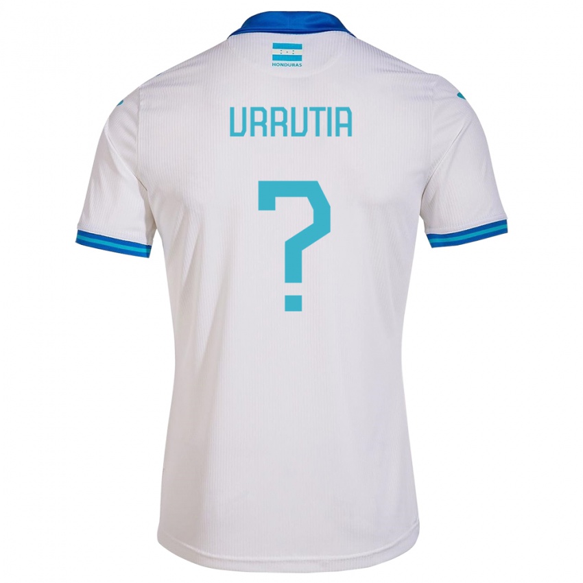 Męski Honduras Nathalie Urrutia #0 Biały Domowa Koszulka 24-26 Koszulki Klubowe