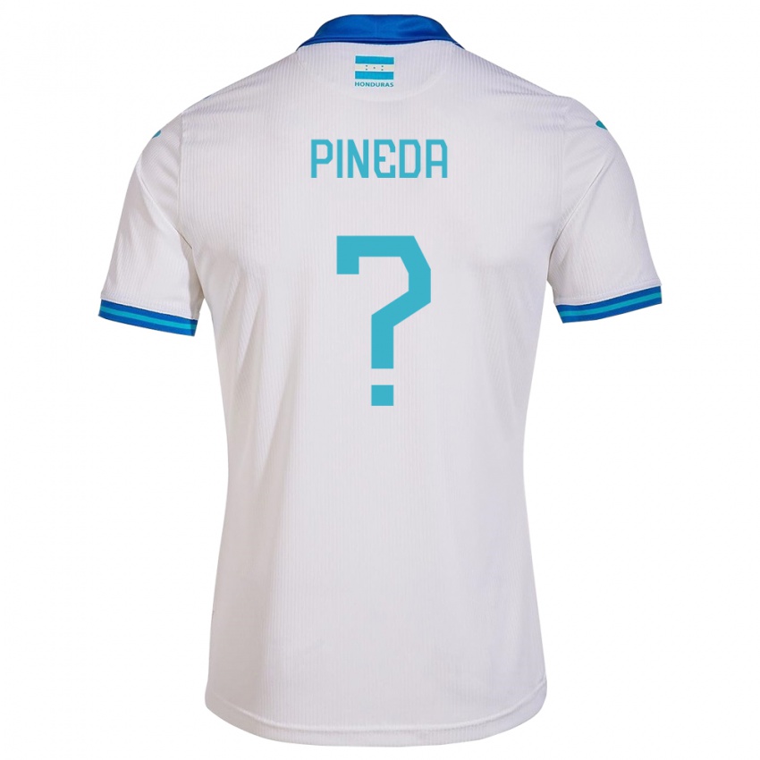 Męski Honduras Marcela Pineda #0 Biały Domowa Koszulka 24-26 Koszulki Klubowe