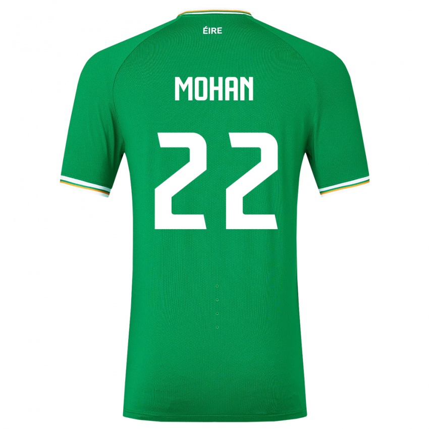 Kobiety Irlandia Stephen Mohan #22 Zielony Domowa Koszulka 24-26 Koszulki Klubowe