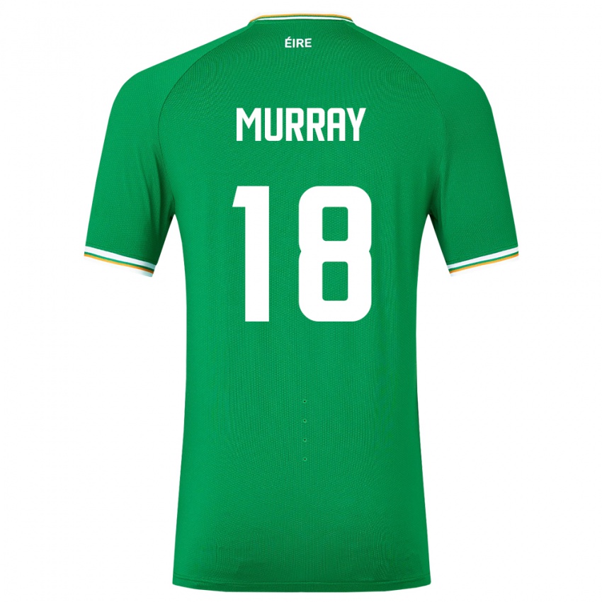 Kobiety Irlandia Matthew Murray #18 Zielony Domowa Koszulka 24-26 Koszulki Klubowe