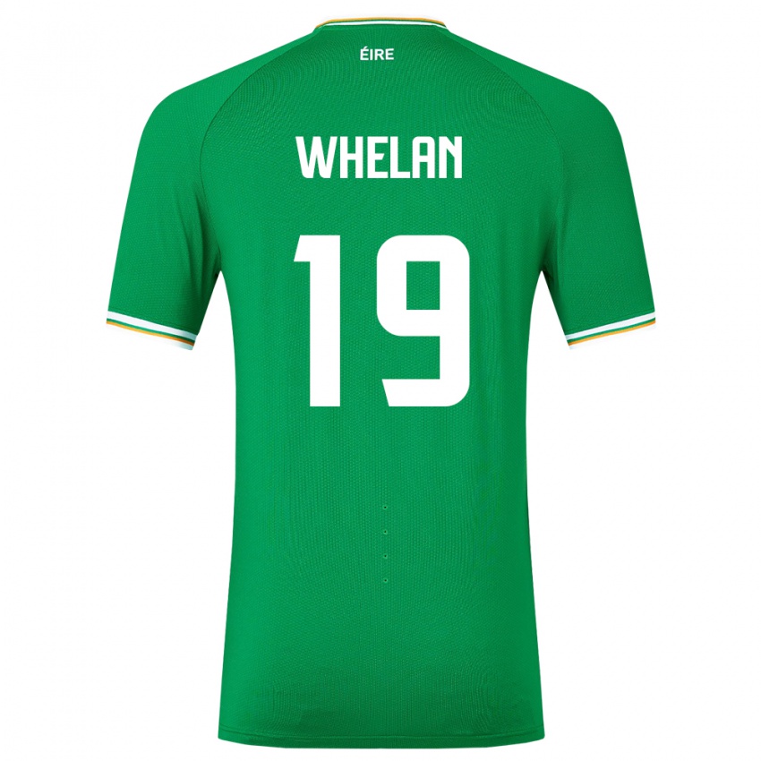 Kobiety Irlandia Emily Whelan #19 Zielony Domowa Koszulka 24-26 Koszulki Klubowe