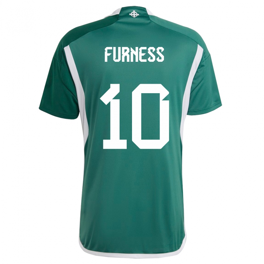Kobiety Irlandia Północna Rachel Furness #10 Zielony Domowa Koszulka 24-26 Koszulki Klubowe