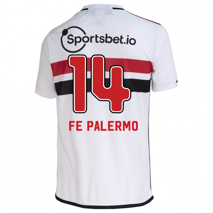 Dzieci Fe Palermo #14 Biały Domowa Koszulka 2023/24 Koszulki Klubowe