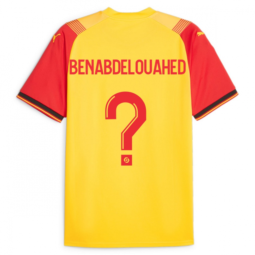 Dzieci Kaïs Benabdelouahed #0 Żółty Domowa Koszulka 2023/24 Koszulki Klubowe