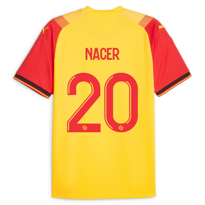 Dzieci Myriem Nacer #20 Żółty Domowa Koszulka 2023/24 Koszulki Klubowe