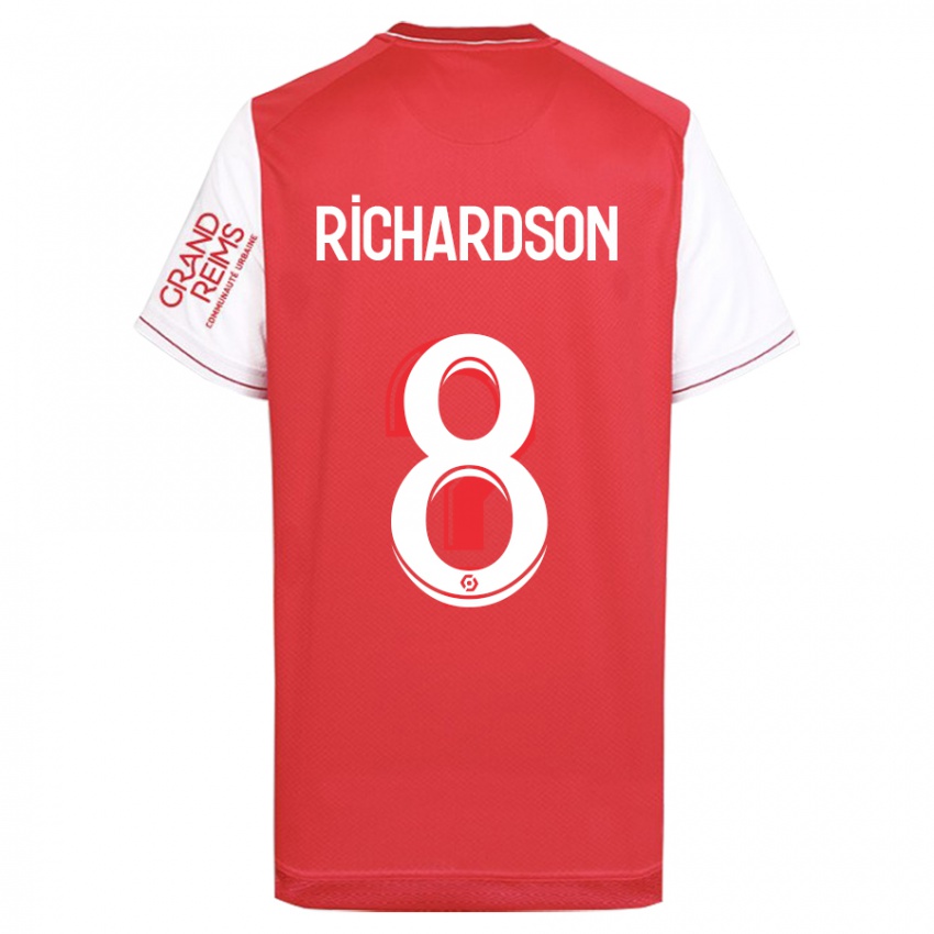 Dzieci Amir Richardson #8 Czerwony Domowa Koszulka 2023/24 Koszulki Klubowe