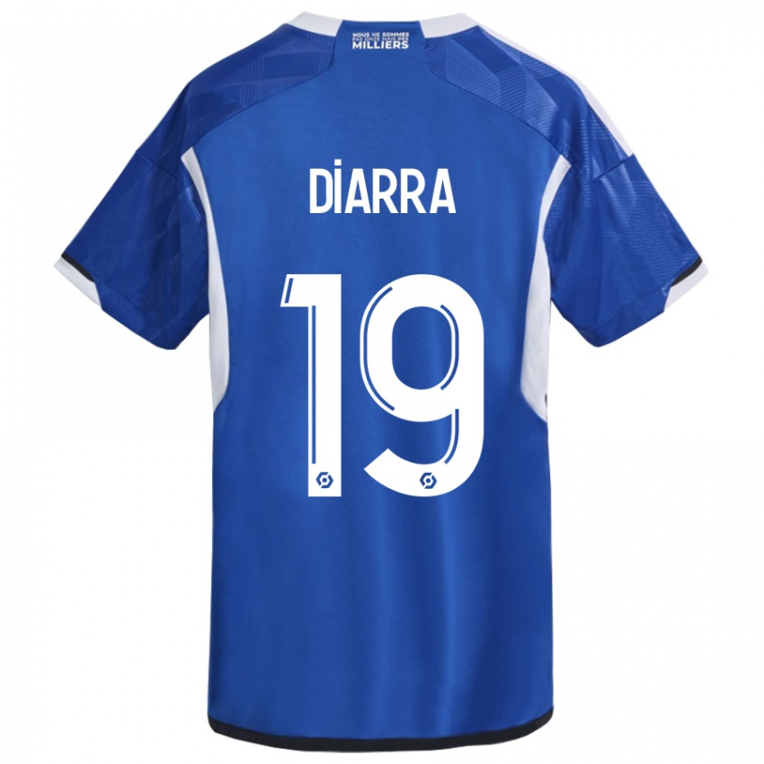 Dzieci Habib Diarra #19 Niebieski Domowa Koszulka 2023/24 Koszulki Klubowe