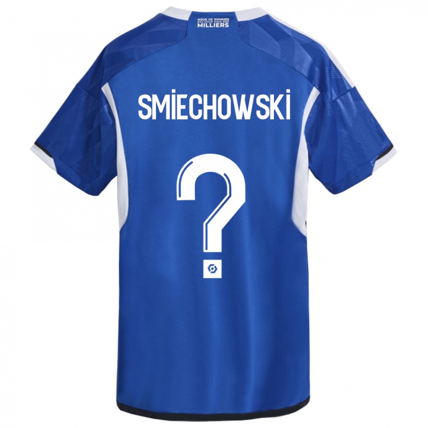 Dzieci Artur Smiechowski #0 Niebieski Domowa Koszulka 2023/24 Koszulki Klubowe