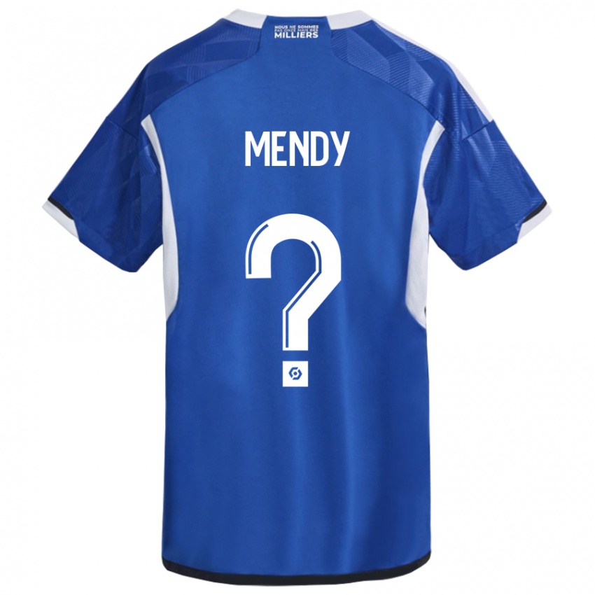 Dzieci François Mendy #0 Niebieski Domowa Koszulka 2023/24 Koszulki Klubowe
