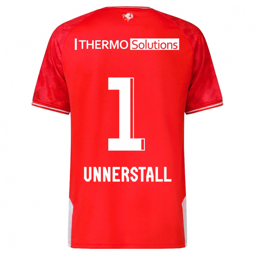 Dzieci Lars Unnerstall #1 Czerwony Domowa Koszulka 2023/24 Koszulki Klubowe
