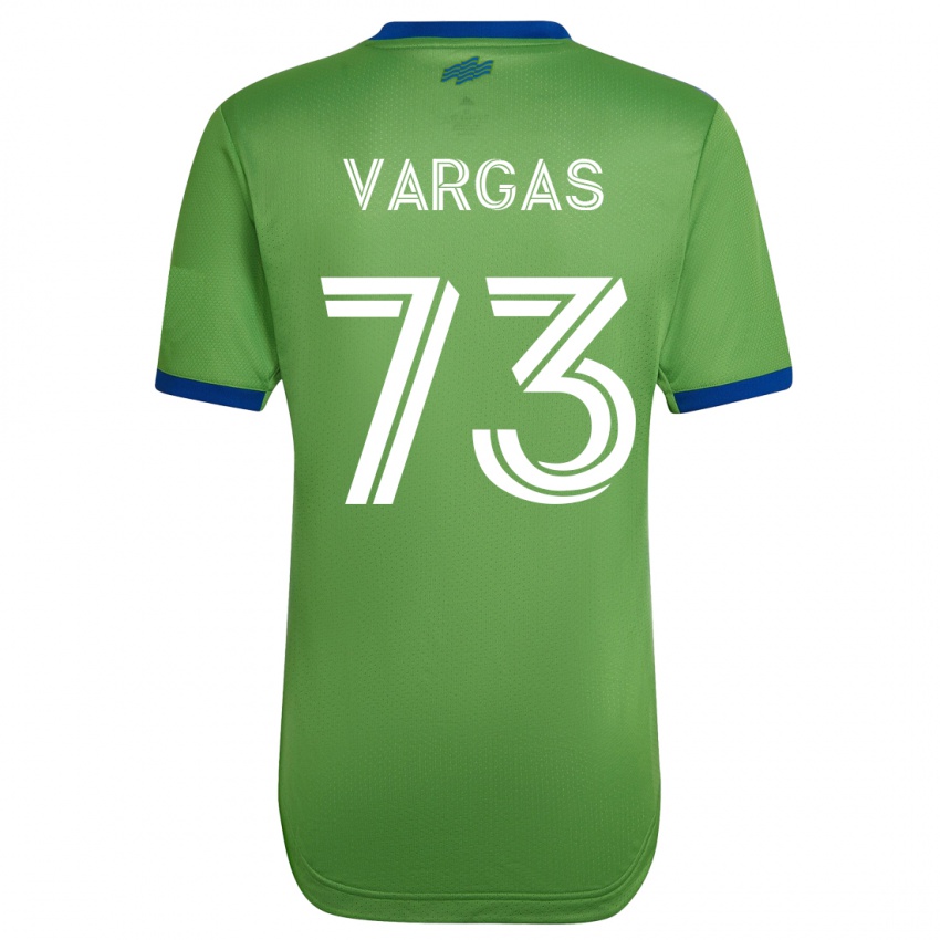 Dzieci Obed Vargas #73 Zielony Domowa Koszulka 2023/24 Koszulki Klubowe
