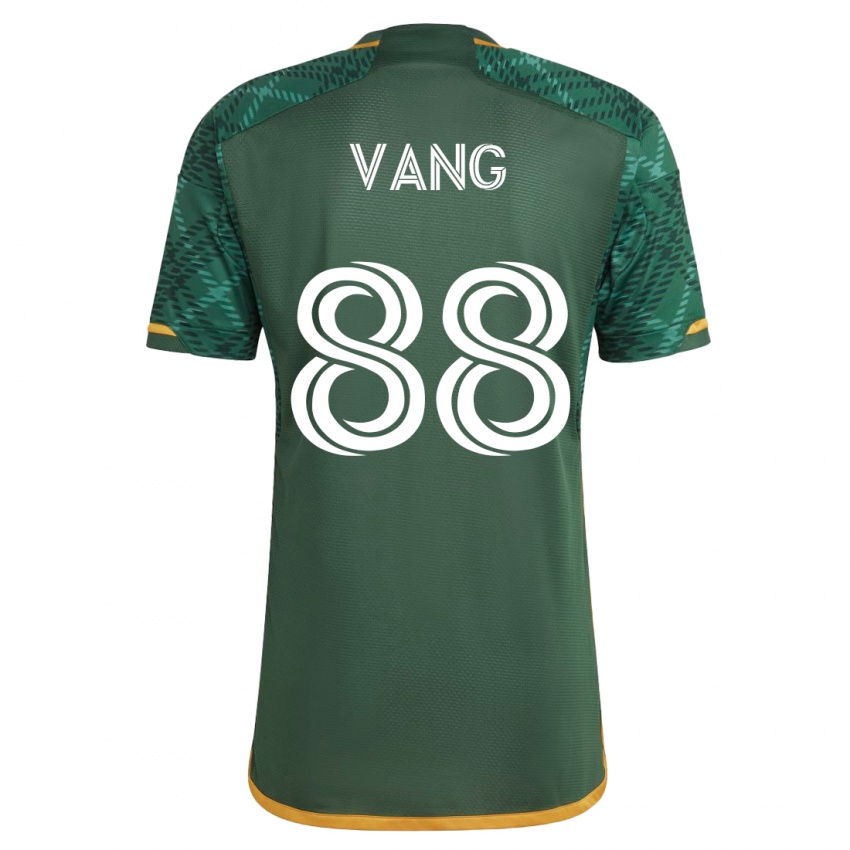 Dzieci Michael Vang #88 Zielony Domowa Koszulka 2023/24 Koszulki Klubowe
