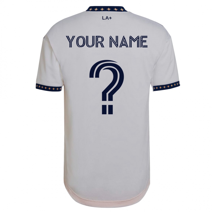 Dzieci Twoje Imię #0 Biały Domowa Koszulka 2023/24 Koszulki Klubowe