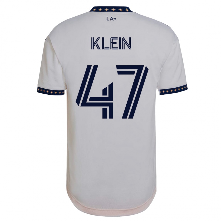 Dzieci Carson Klein #47 Biały Domowa Koszulka 2023/24 Koszulki Klubowe