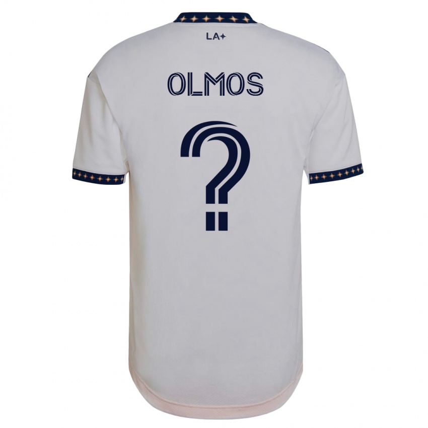 Dzieci Justin Olmos #0 Biały Domowa Koszulka 2023/24 Koszulki Klubowe