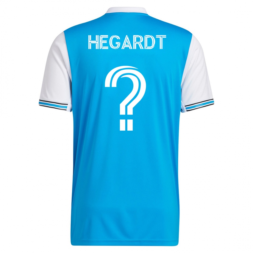 Dzieci Chris Hegardt #0 Niebieski Domowa Koszulka 2023/24 Koszulki Klubowe