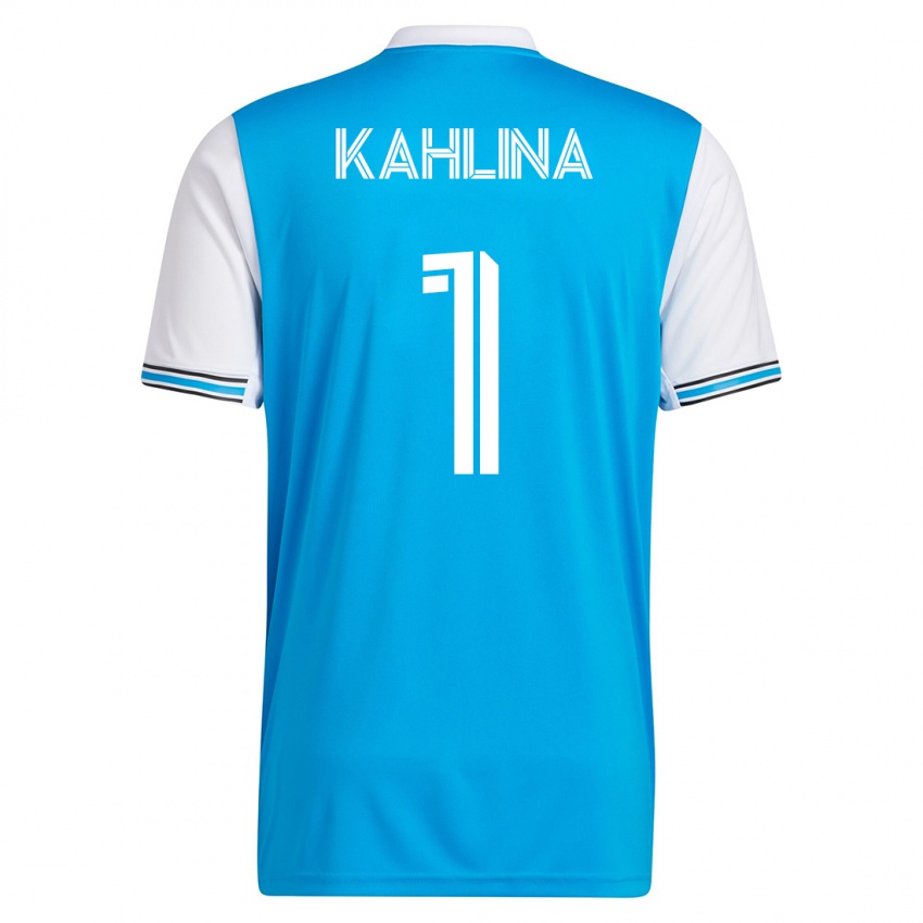 Dzieci Kristijan Kahlina #1 Niebieski Domowa Koszulka 2023/24 Koszulki Klubowe