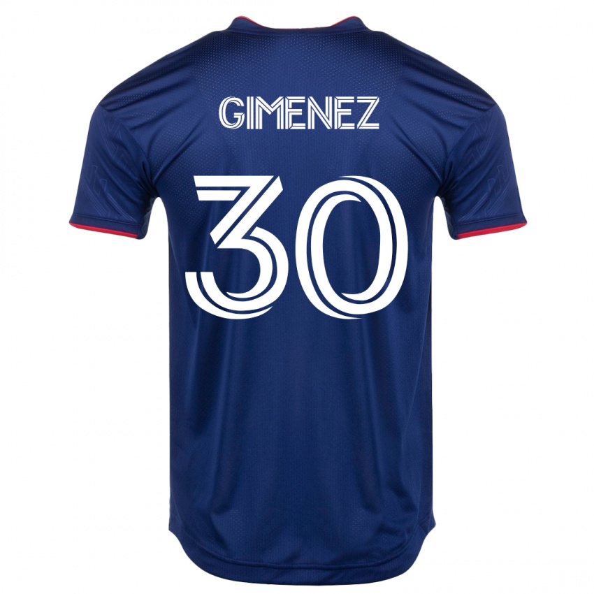 Dzieci Gastón Giménez #30 Marynarka Wojenna Domowa Koszulka 2023/24 Koszulki Klubowe