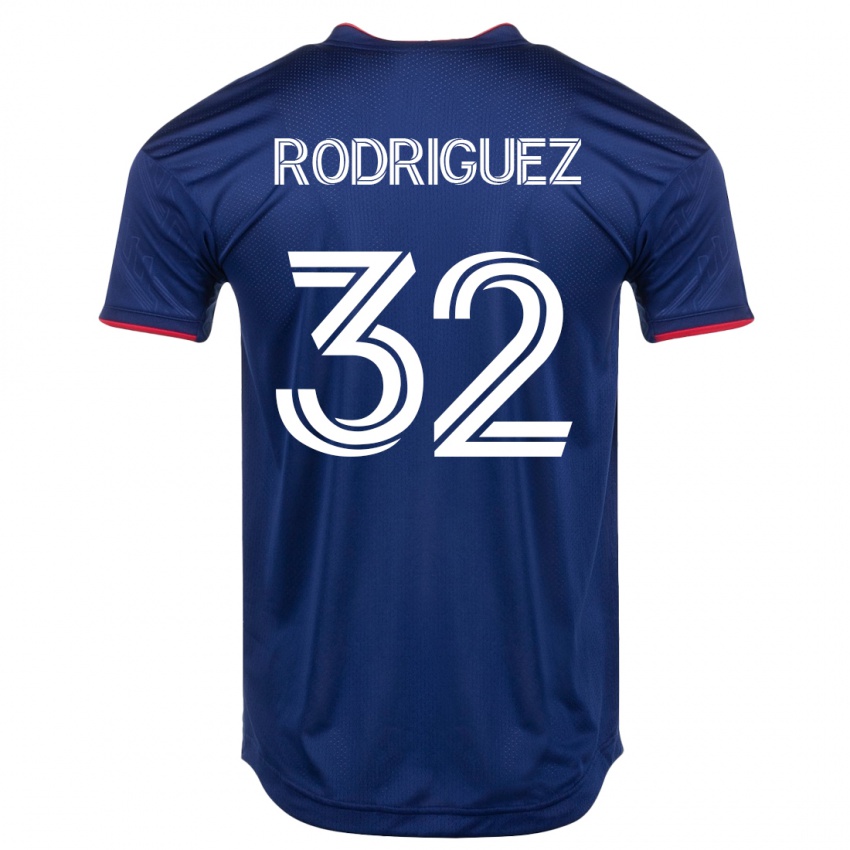 Dzieci Missael Rodríguez #32 Marynarka Wojenna Domowa Koszulka 2023/24 Koszulki Klubowe